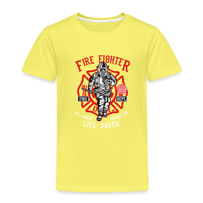Kinder Premium T-Shirt - Gelb