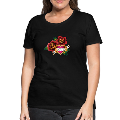 Frauen Premium T-Shirt - Schwarz