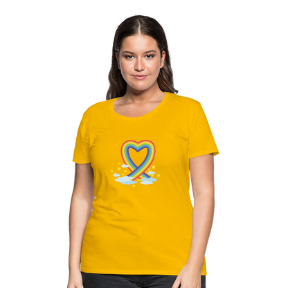Frauen Premium T-Shirt - Sonnengelb