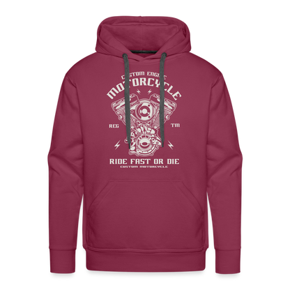 Männer Premium Hoodie - Bordeaux