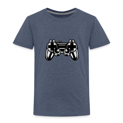 Kinder Premium T-Shirt - Blau meliert