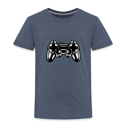 Kinder Premium T-Shirt - Blau meliert