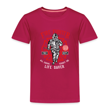 Kinder Premium T-Shirt - dunkles Pink