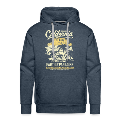 Männer Premium Hoodie - Jeansblau
