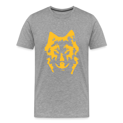 Männer Premium T-Shirt - Grau meliert