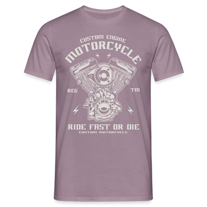 Männer T-Shirt - Lilagrau 
