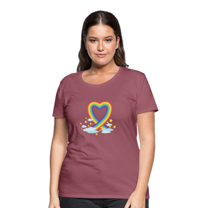 Frauen Premium T-Shirt - Malve