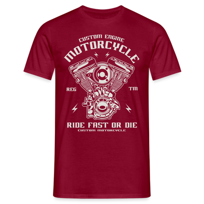Männer T-Shirt - Ziegelrot