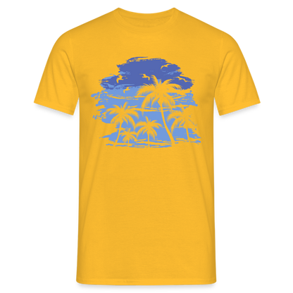 Männer T-Shirt - Gelb