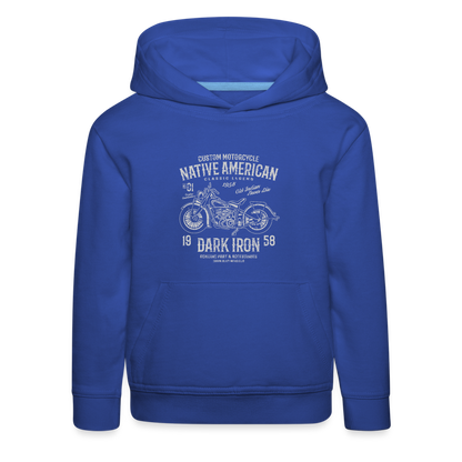 Kinder Premium Hoodie - Royalblau