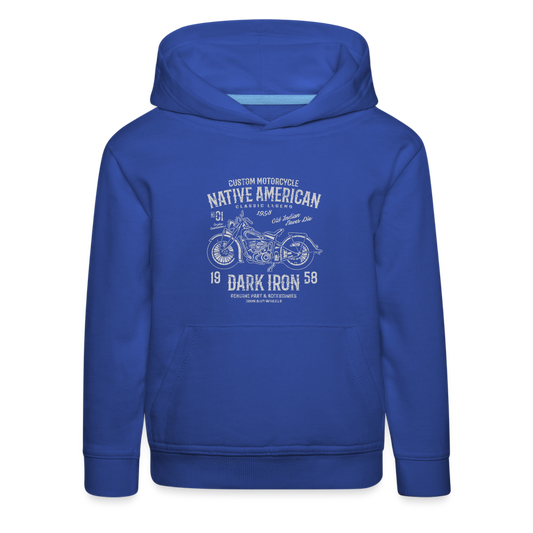 Kinder Premium Hoodie - Royalblau