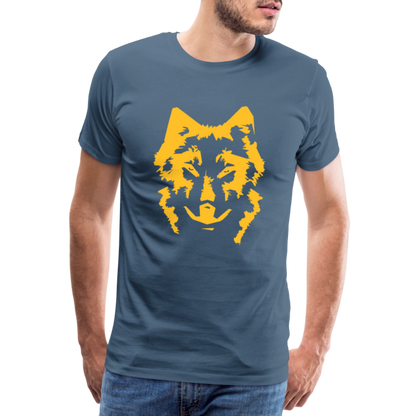 Männer Premium T-Shirt - Blaugrau