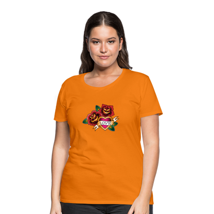 Frauen Premium T-Shirt - Orange