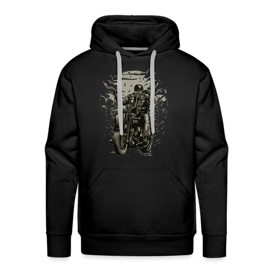 Männer Premium Hoodie - Schwarz