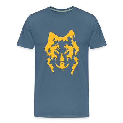 Männer Premium T-Shirt - Blaugrau
