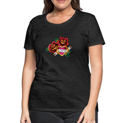 Frauen Premium T-Shirt - Anthrazit