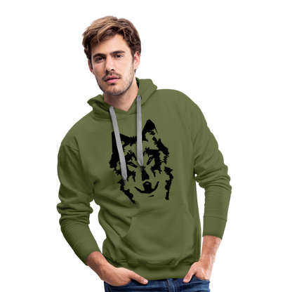 Männer Premium Hoodie - Olivgrün