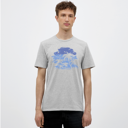 Männer T-Shirt - Grau meliert