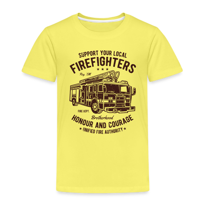 Kinder Premium T-Shirt - Gelb