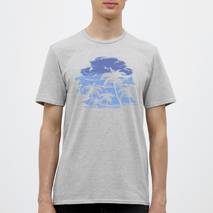Männer T-Shirt - Grau meliert