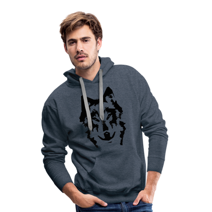 Männer Premium Hoodie - Jeansblau