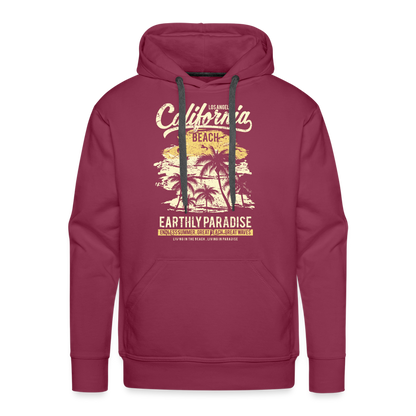 Männer Premium Hoodie - Bordeaux