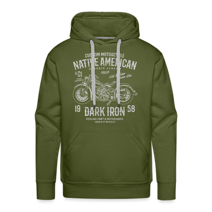 Männer Premium Hoodie - Olivgrün