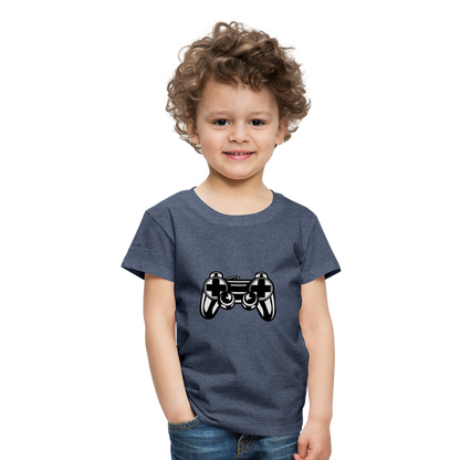 Kinder Premium T-Shirt - Blau meliert