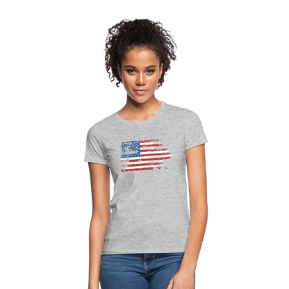 Frauen T-Shirt - Grau meliert