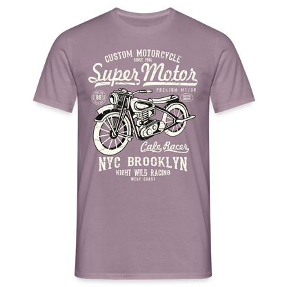 Männer T-Shirt - Lilagrau 