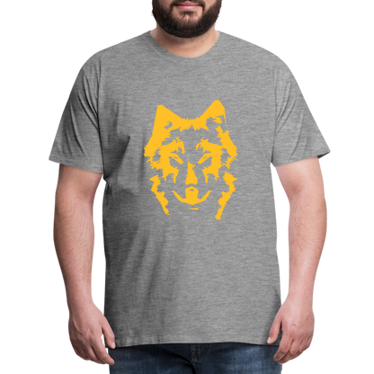 Männer Premium T-Shirt - Grau meliert