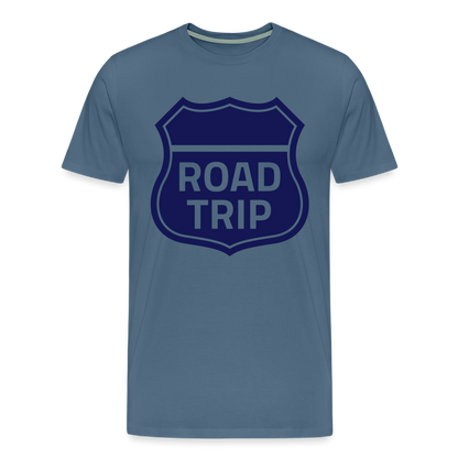 Männer Premium T-Shirt - Blaugrau