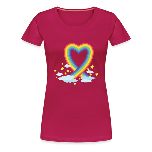 Frauen Premium T-Shirt - dunkles Pink