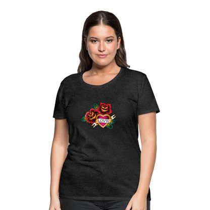 Frauen Premium T-Shirt - Anthrazit