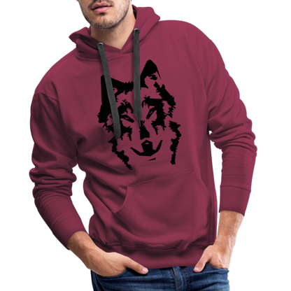 Männer Premium Hoodie - Bordeaux