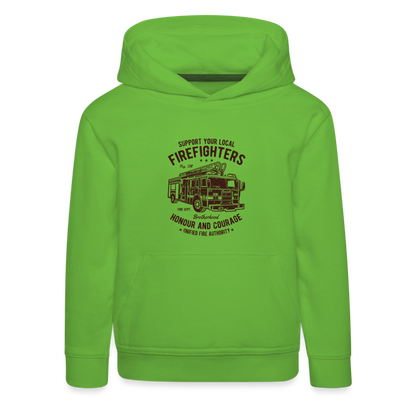 Kinder Premium Hoodie - Hellgrün