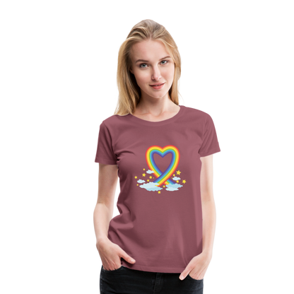 Frauen Premium T-Shirt - Malve