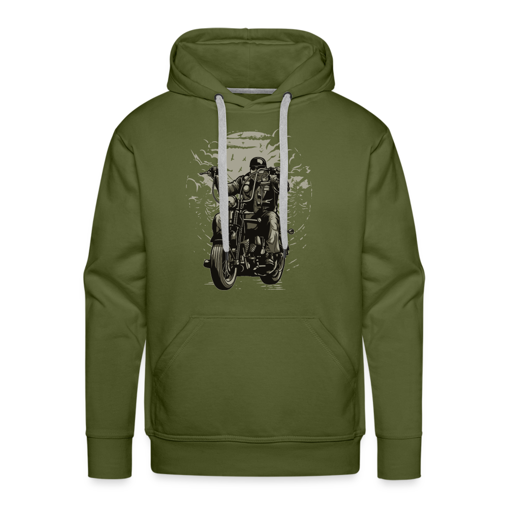 Männer Premium Hoodie - Olivgrün