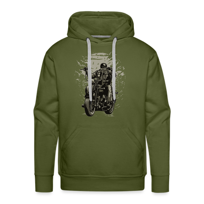 Männer Premium Hoodie - Olivgrün