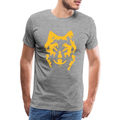 Männer Premium T-Shirt - Grau meliert