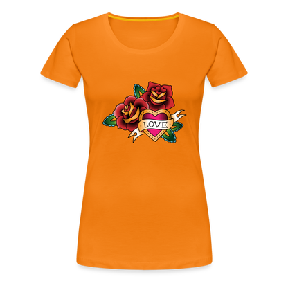 Frauen Premium T-Shirt - Orange