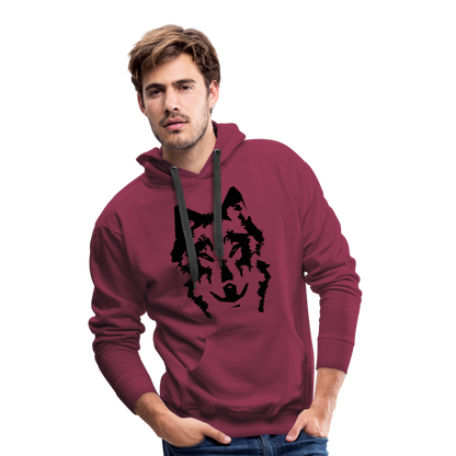 Männer Premium Hoodie - Bordeaux
