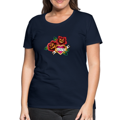 Frauen Premium T-Shirt - Navy