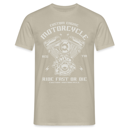 Männer T-Shirt - Sandbeige