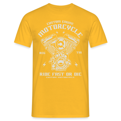 Männer T-Shirt - Gelb