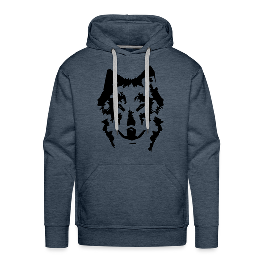 Männer Premium Hoodie - Jeansblau