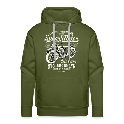 Männer Premium Hoodie - Olivgrün