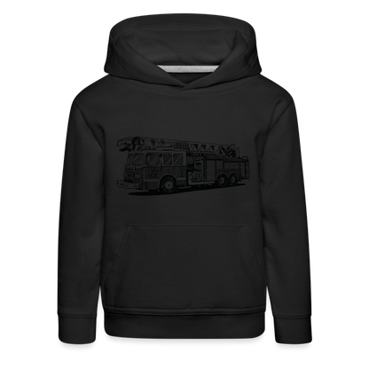 Kinder Premium Hoodie - Schwarz