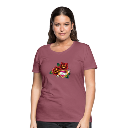 Frauen Premium T-Shirt - Malve
