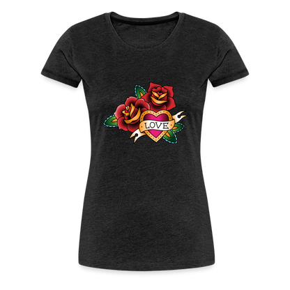 Frauen Premium T-Shirt - Anthrazit